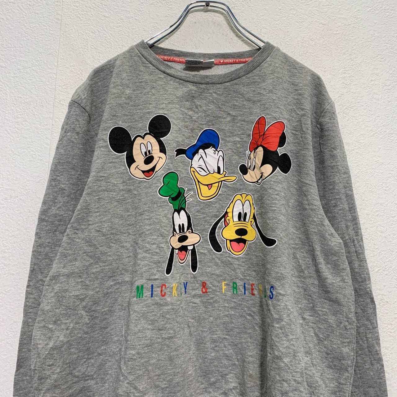 Disney キャラクター プリント スウェット トレーナー L レディース 