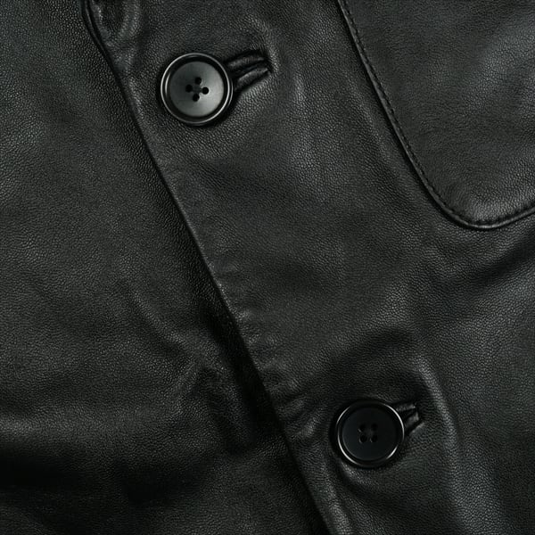 Size【L】 SUPREME シュプリーム 25FW Leather Blazer Black レザー