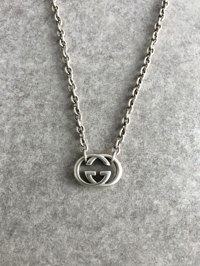 GUCCI グッチ ネックレス シルバー インターロッキングG 925 vintage ヴィンテージ オールド tczbmc