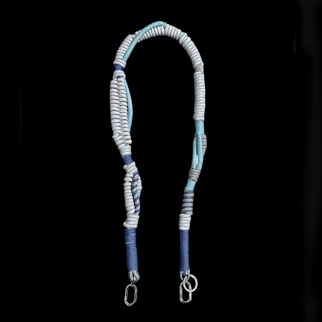 Eueeles (エウエエリス) rope / Baby blue× Light gray ショルダー ストラップ