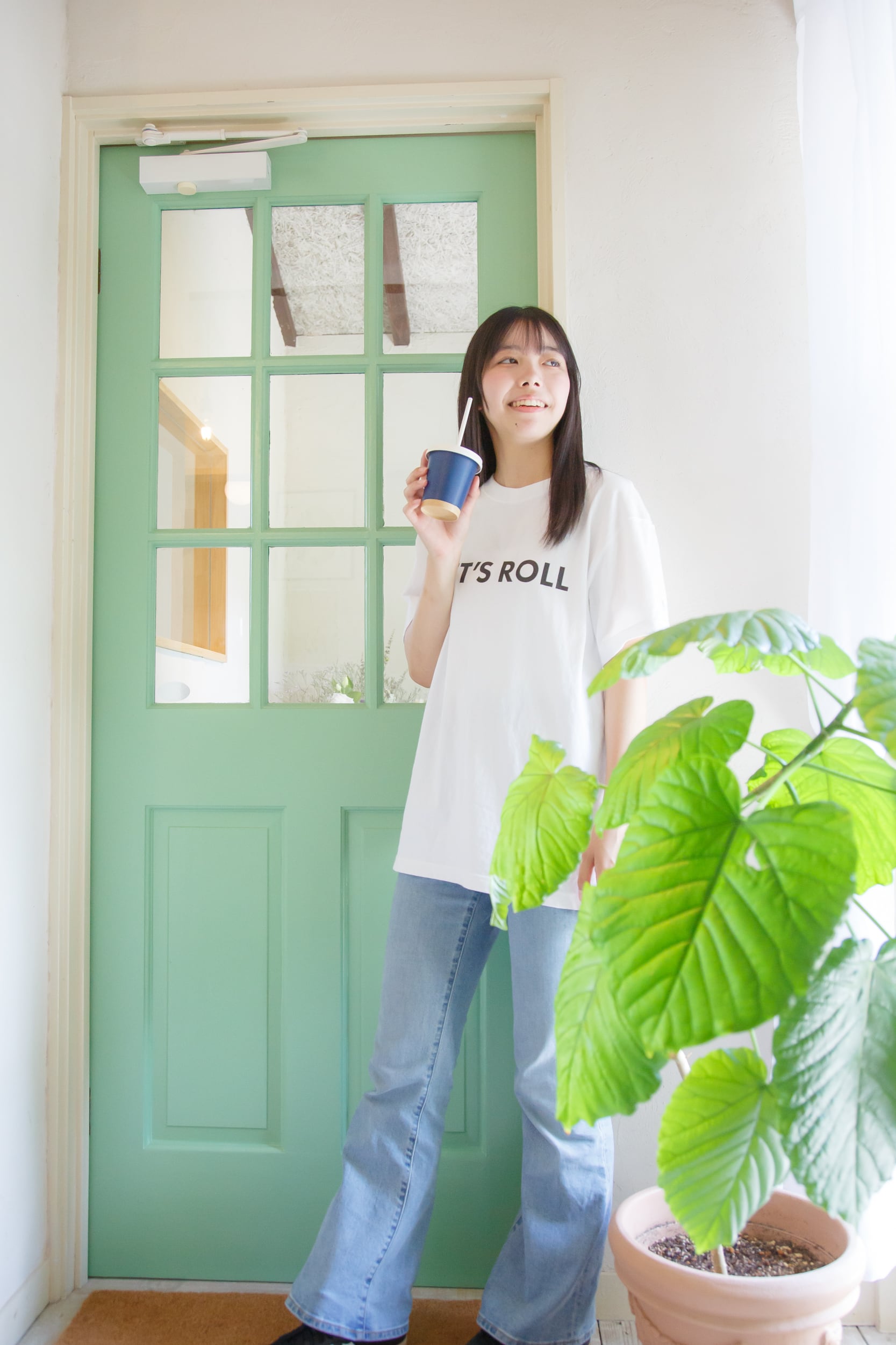 LET'S ROLL Tシャツ（ホワイト） | CAFE@TRIBE ONLINE STORE