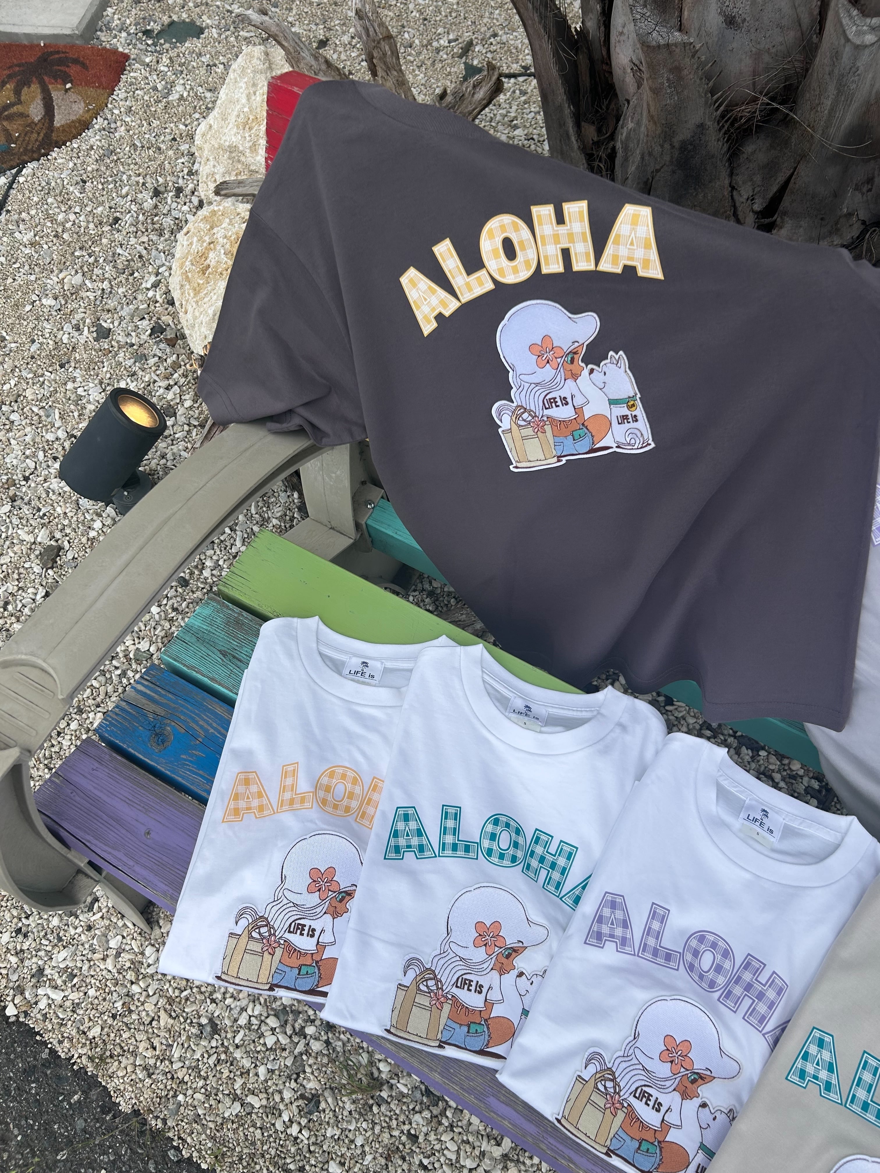 【mapuaコラボ】パラカALOHA ワッペンTシャツ ¥6,990×tax