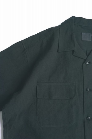 Li. Co. Poplin Open Collar Shirt