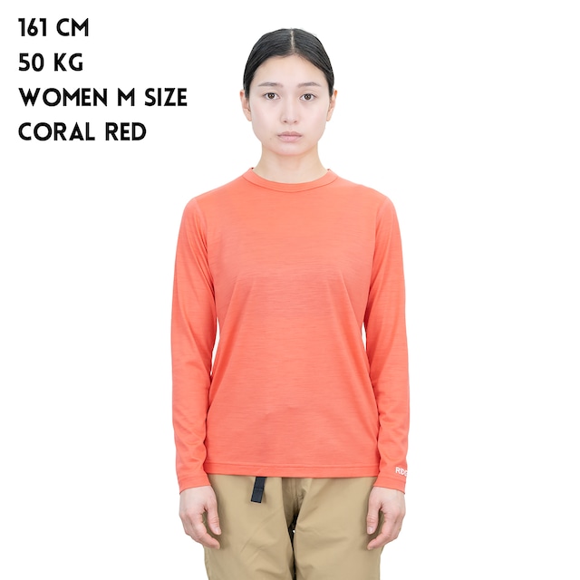 【RIDGE MOUNTAIN GEAR】Merino Basic Tee Long Sleeve（New Color）