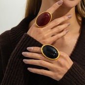 オーバル カボション リング  90000