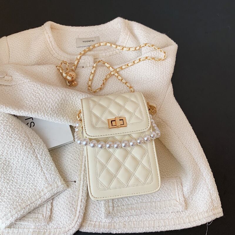 サマーチェーン 夏物 スクウェア メッセンジャーバッグ 手作りハンドバック31775234523