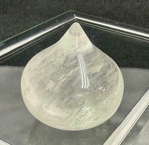 如意  玉石 天然水晶 摩尼 如意宝珠 32mm 天然水晶 摩尼宝珠 マニ宝珠 水晶 如意