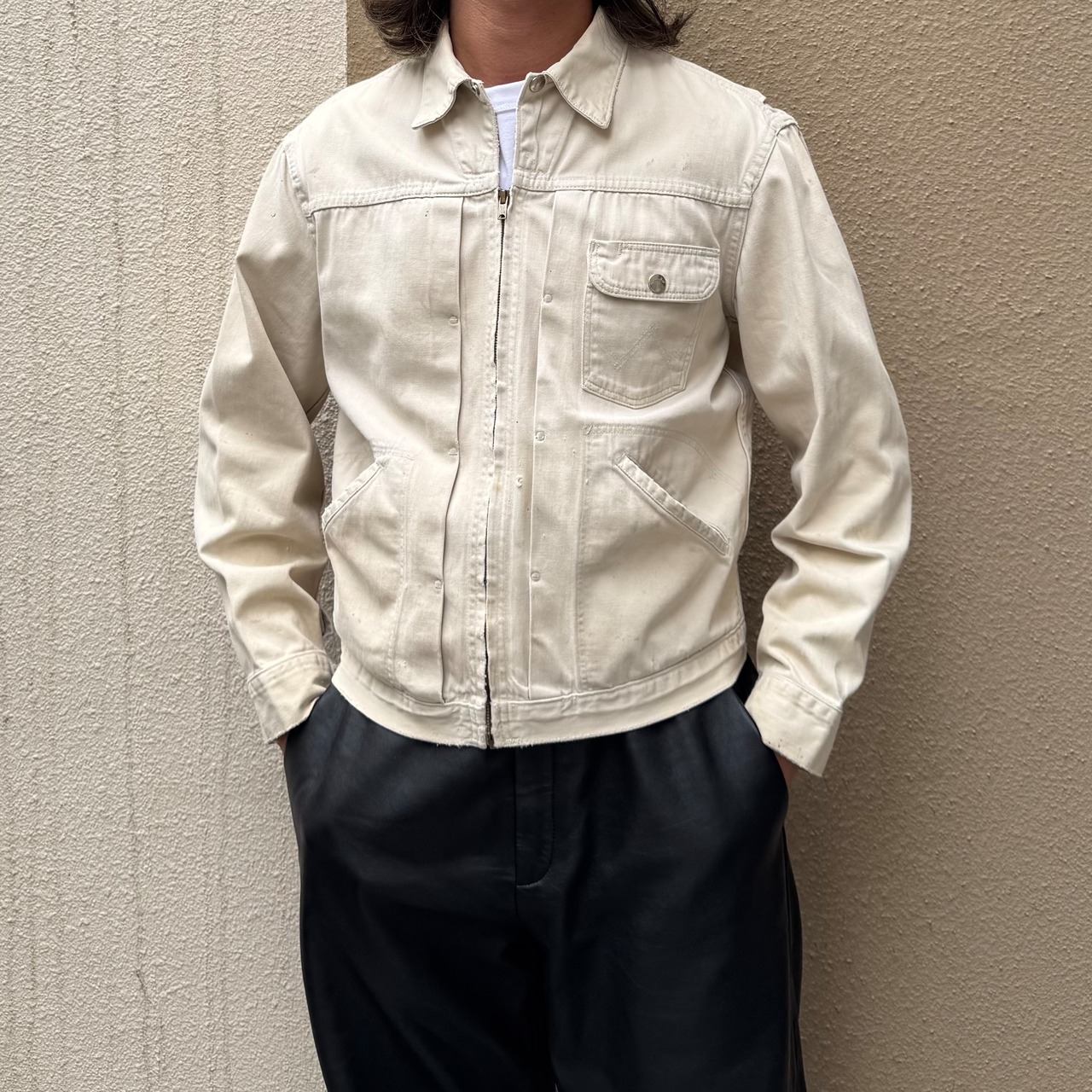 WRANGLER BLUEBELL 33MJZ CHAINSTITCH MC CLUB JACKET