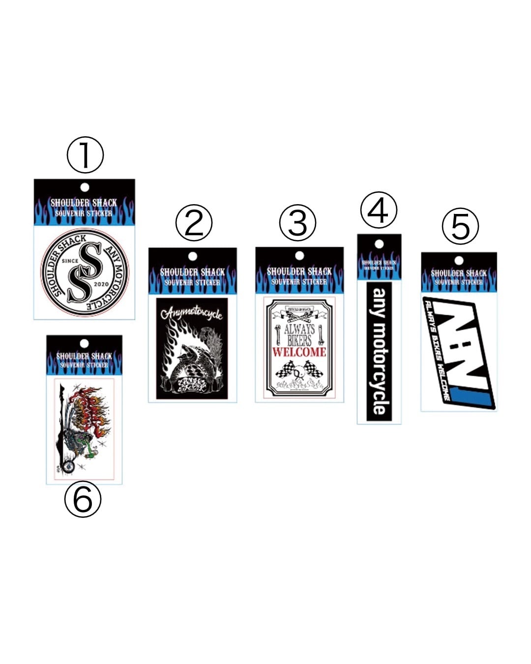 SHOULDER SHACK SOUVENIR STICKER | shouldershack