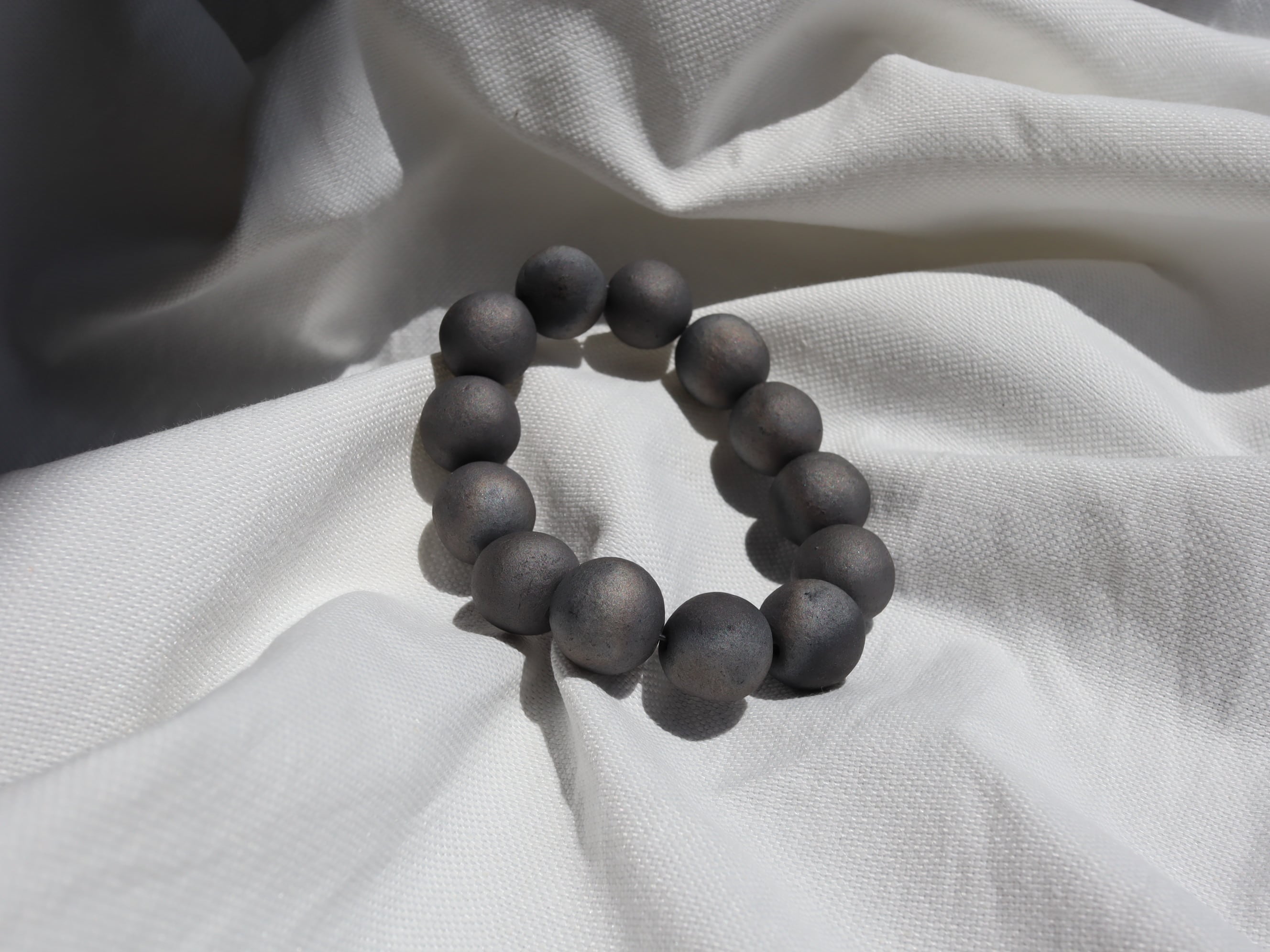 一対の玉のブレスレット kawara ブレスレット大玉 | 長澤瓦商店 -nagasawa _shimizu kawara