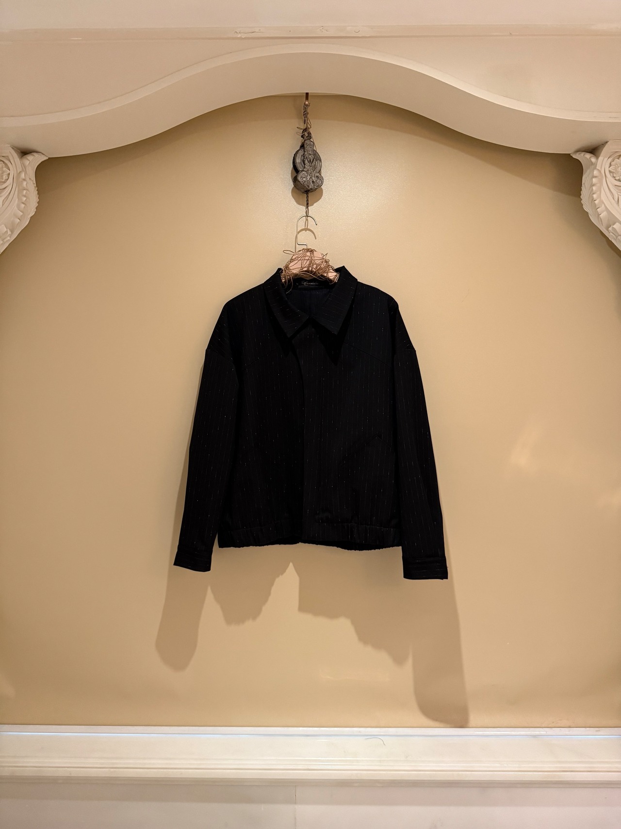 Conchoboe Asymmetric Pleated Sail Jacket