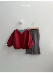 〖取寄〗韓国子供服 / 26winter / minirobe / ツートントレーナー / キッズ *S~XL*