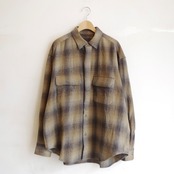 comm.arch.  Cotton Chambray B.D. Check Shirt