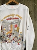 Vintage Oriental Hong Kong Printed Sweat Shirts