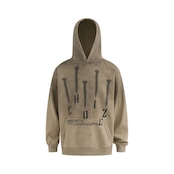 VINTAGE ストリート 釘プリント パーカー T1230