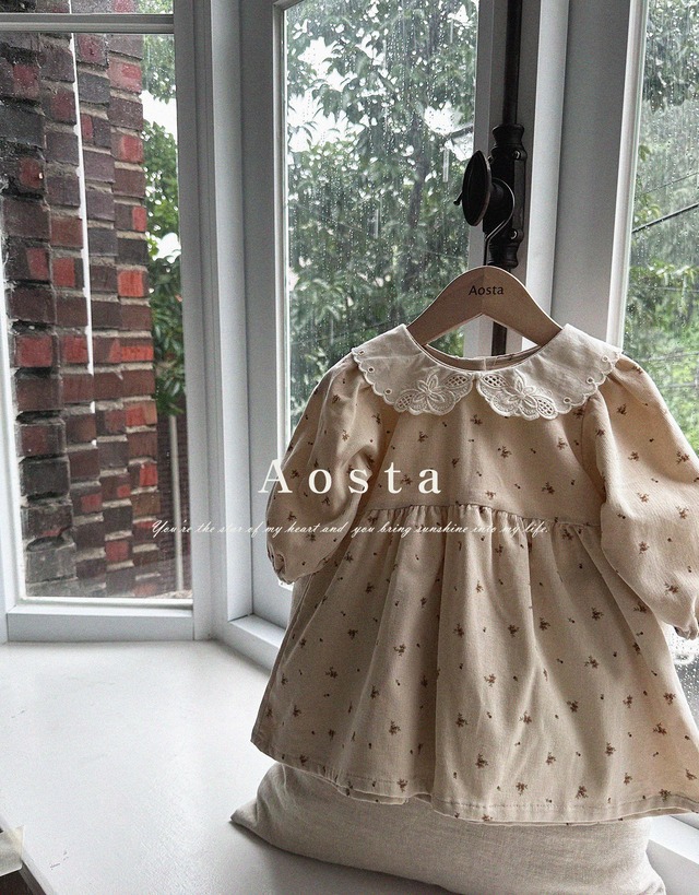 《秋ご予約》ellie dress ★ ｜ご予約 秋 aosta アオスタ ワンピース onepiece 女の子 ベビー キッズ
