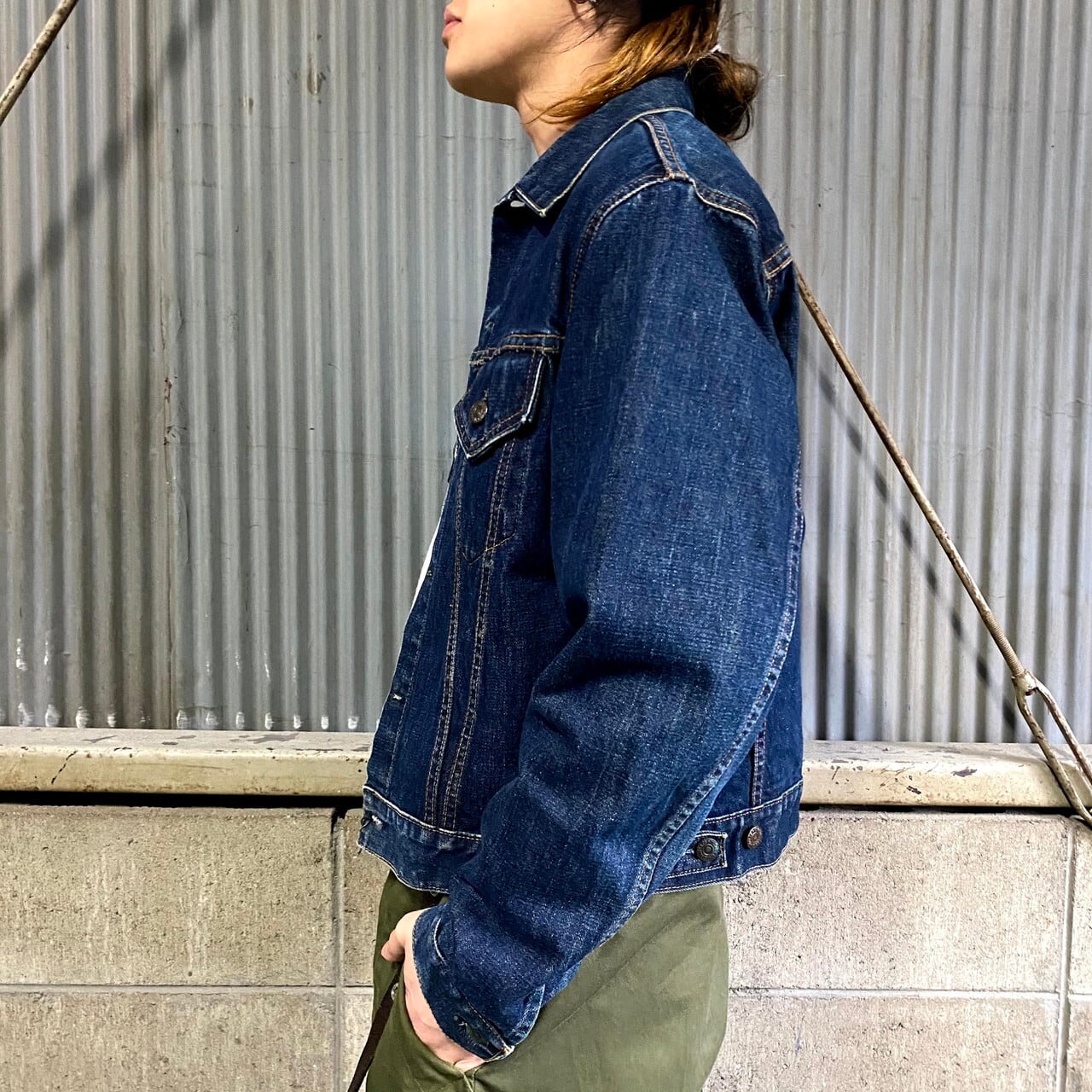 60年代 Levi's リーバイス 濃紺 BIG E 557 70505 0217 移行期 3rd-4th