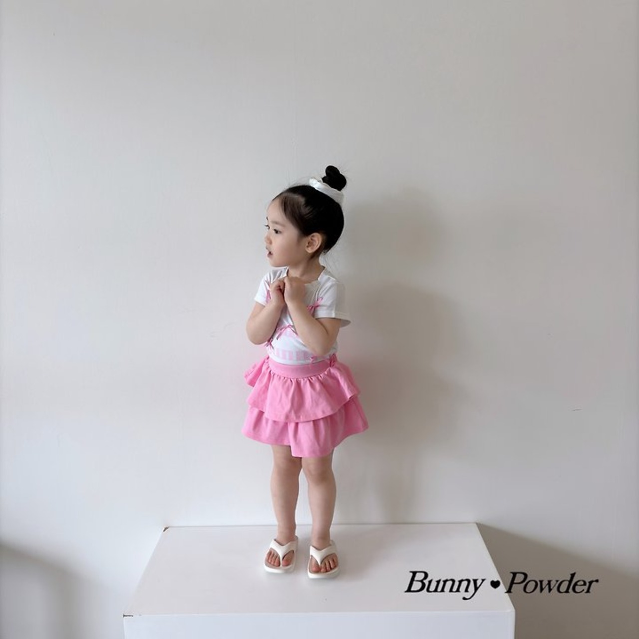 [Bunny Powder] (Planning) Vivid Tiered Skirt / [버니파우더] 기획)비비드캉캉스커트