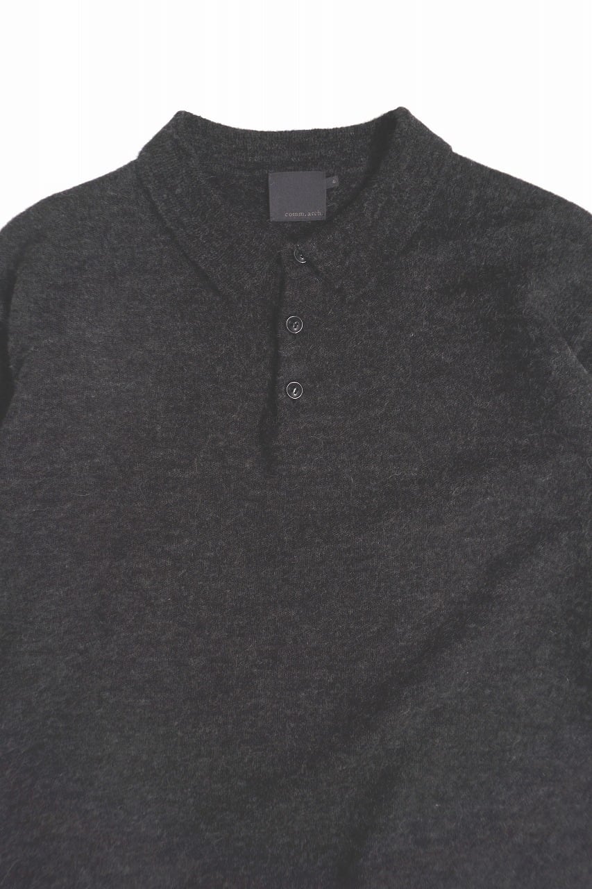 Alpaca Wool Smooth Knitted Polo