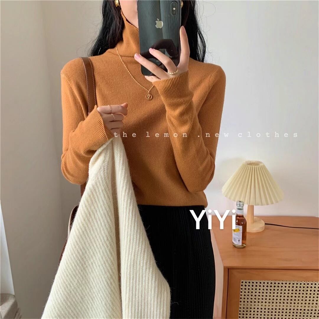 シンプルタートルニット AJ111-5083