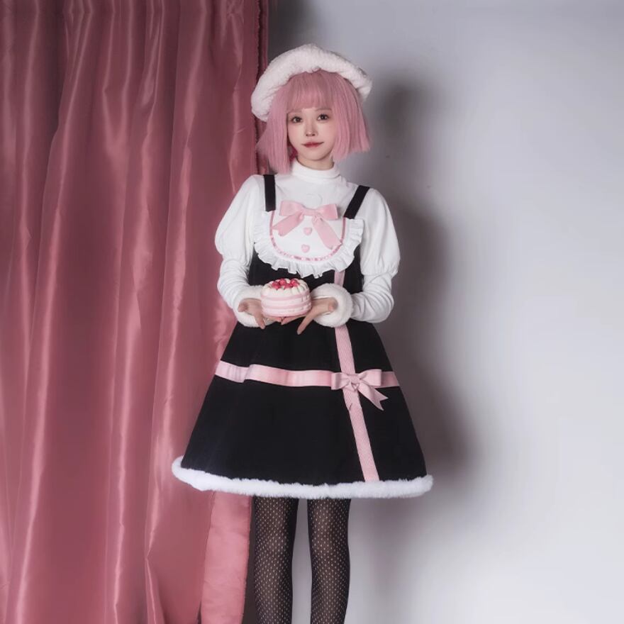 サブカル 服 地雷系 通販 セミロリ ジャンパースカート量産型