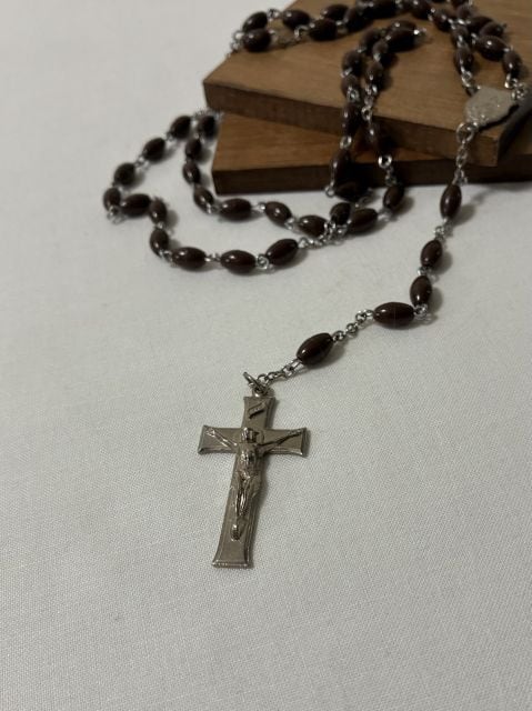 1960~70's Brown Beads Rosary