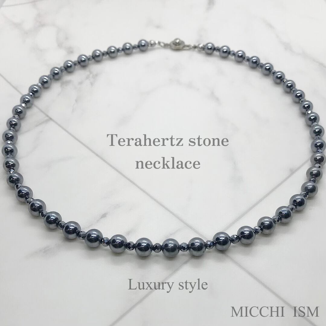 LUXURY necklace 高純度 テラヘルツ鉱石ネックレス セレブスタイル ...