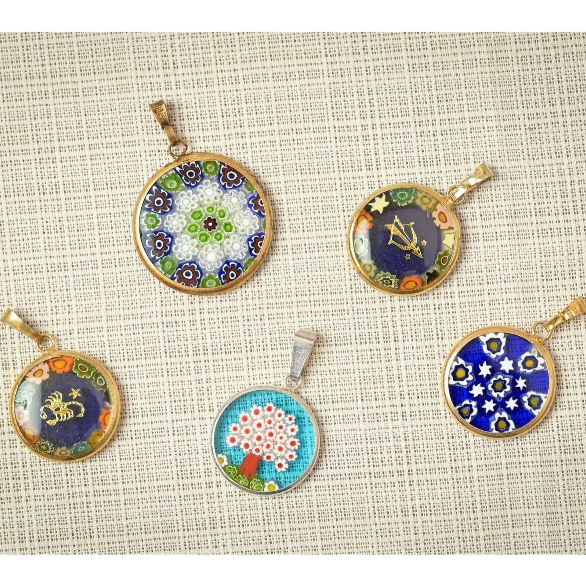 ベネチアンガラス ペンダントトップ ムリーナ | チェコガラスボタン