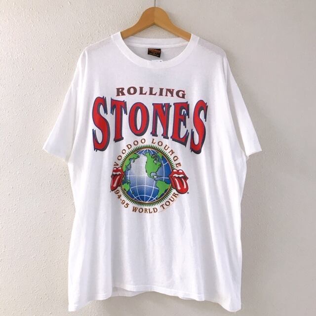 90s ローリングストーンズ WORLD TOUR 94/95 Tシャツ 黒 L