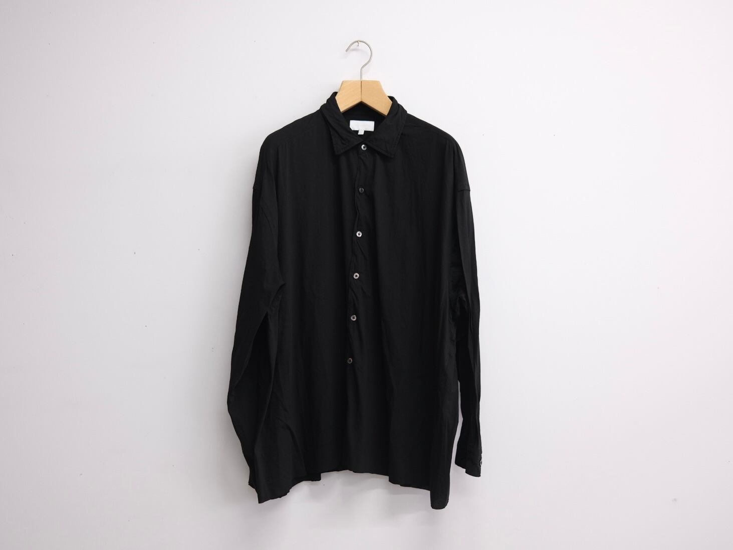 トップス KANEMASAPHIL46G Artisan L/S Shirt BLACKM KANEMASAPHIL” 46G Artisan L/S Shirt Black” | Lapel online store