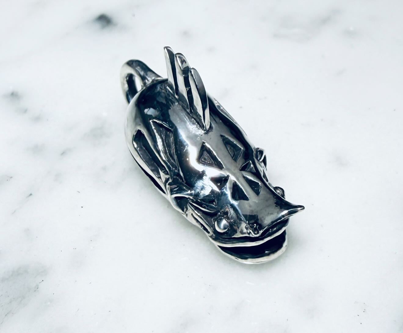 Bichir Head ペンダント トップ シルバー925製 | アフリカ熱帯魚専門店