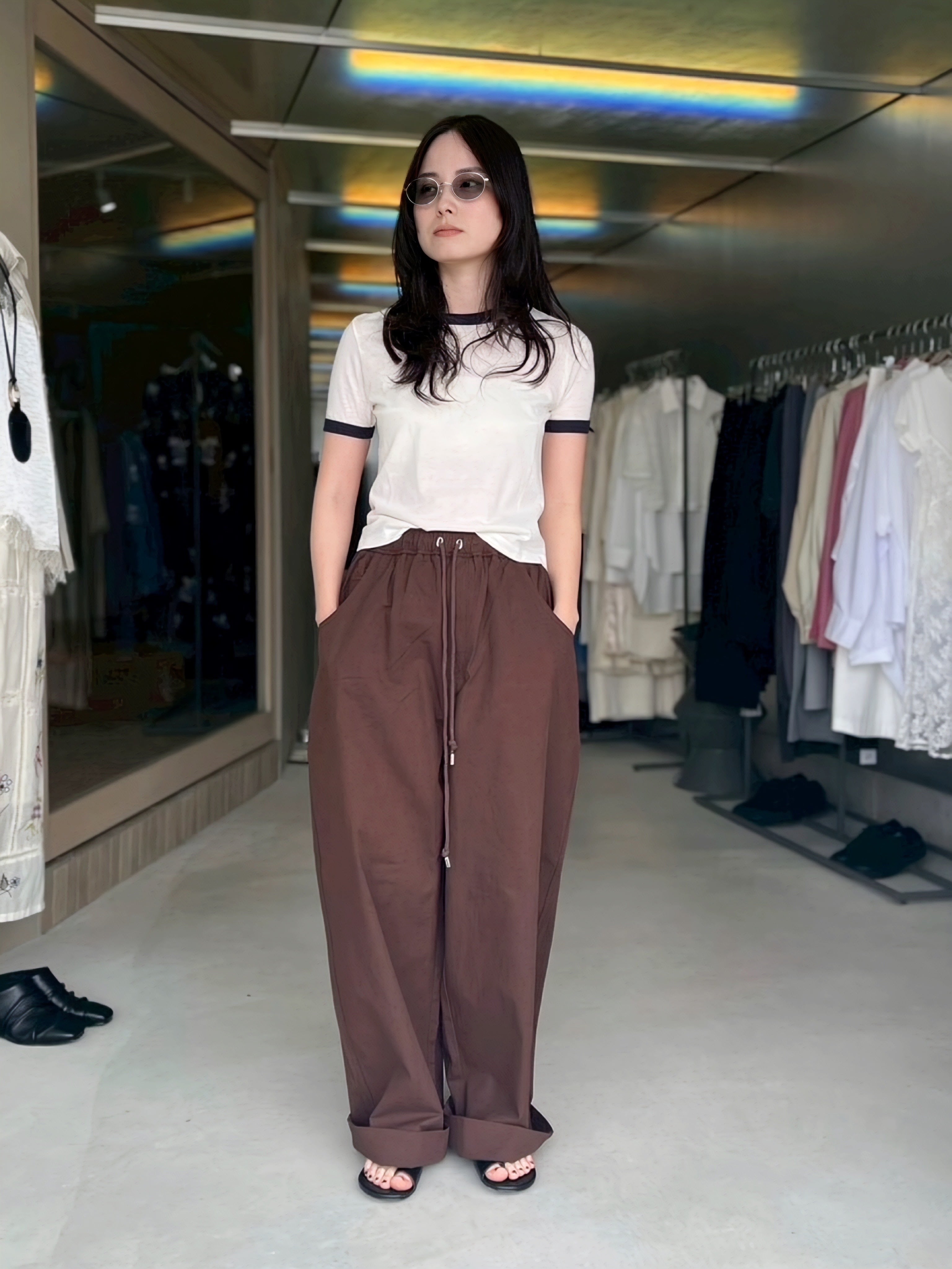 TODAYFUL／2way Sheer Knitvest | polne