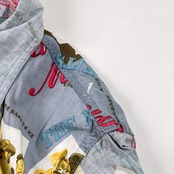 80s 90s VAN JAC ヴァンヂャケット マリリンモンロー 長袖 ウエスタン シャツ 長袖 サイズ S /ブルー系 メンズ ビンテージ