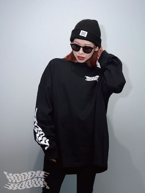 【HOODIE】LT/S HDHKG BLACK