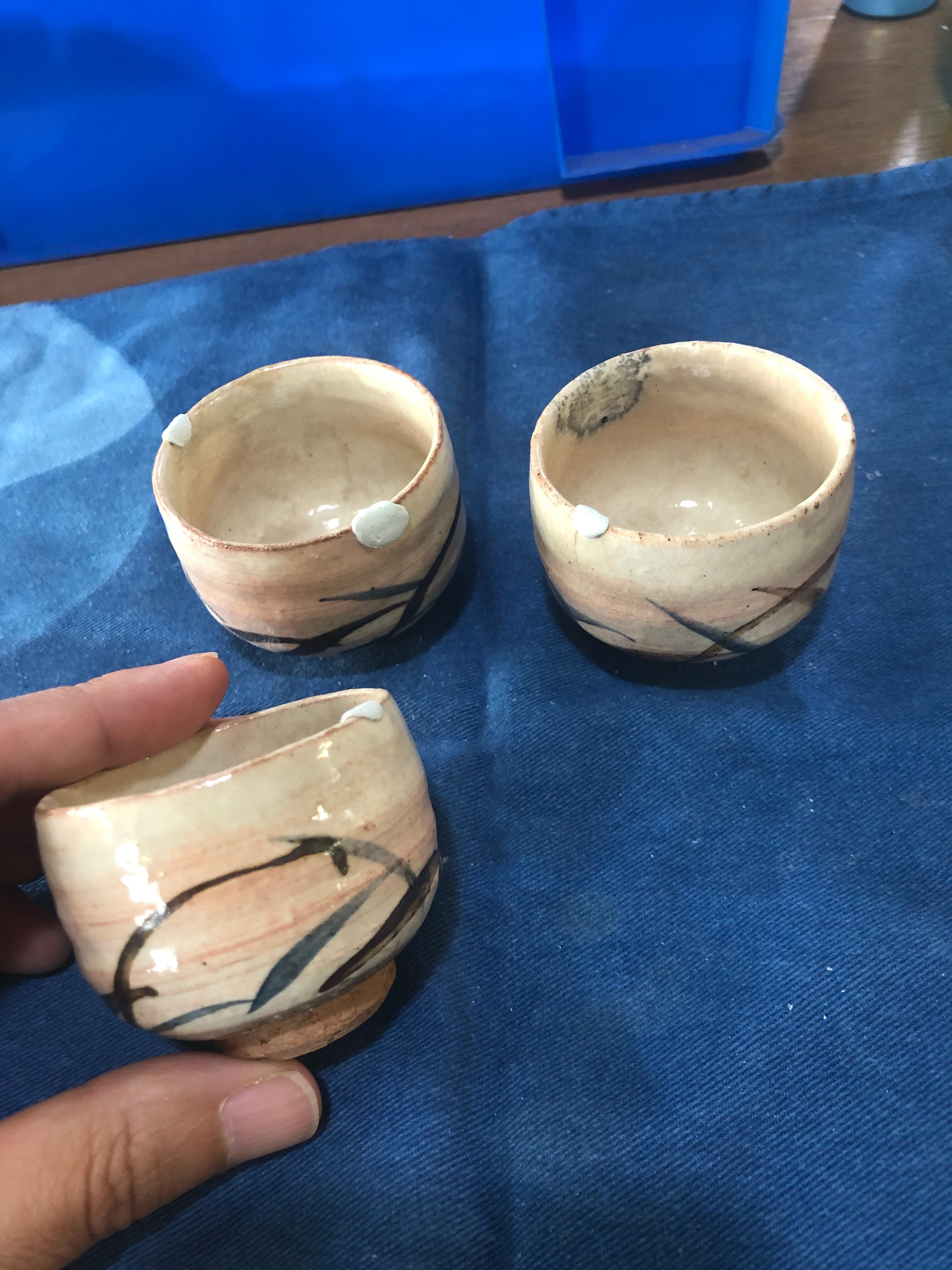 金継ぎ おちょこ 三個 | officekomatsubara