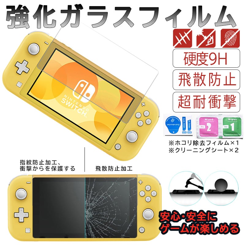 Nintendo Switch Liteグレー ケース フィルム