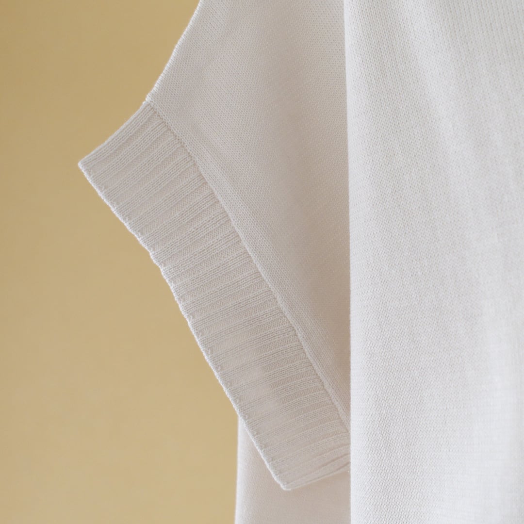 atelier naruse アトリエナルセ コットンシルクドルマンニット・ライトベージュ