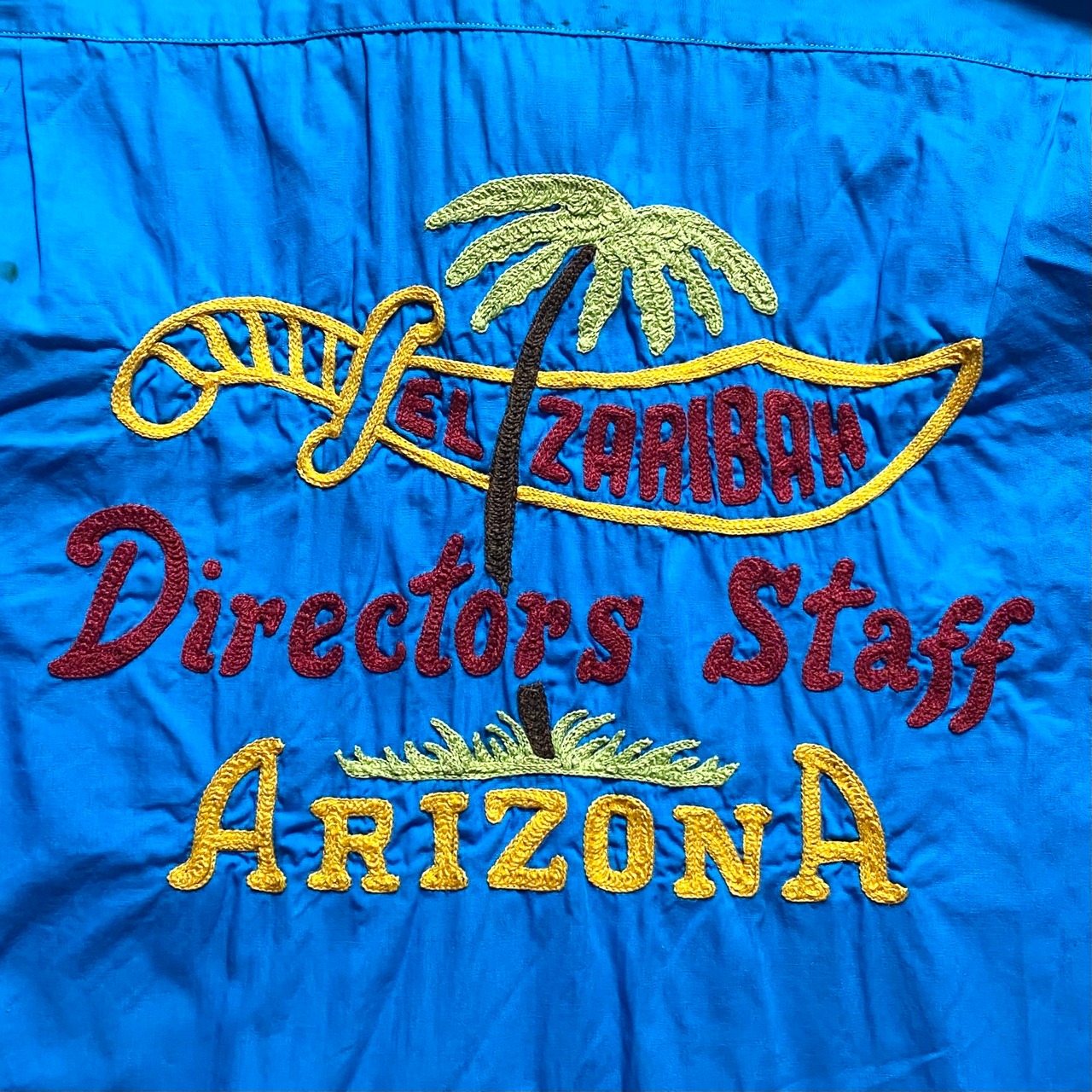 vintage 1960’s embroidery shirt “SHRINER”