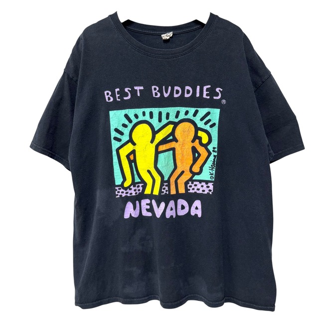 90s~00s ファッション キースヘリング tシャツ アートtシャツ ヴィンテージ