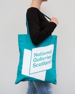 スコットランド現代美術館のトートバッグ エメラルドグリーン