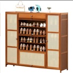 玄関 スリム 靴箱 一体型 ドア付き シューズキャビネット 高さあり 大容量収納 薄型 省スペース 通気性 防塵性 おしゃれ ナチュラル インテリア 家具