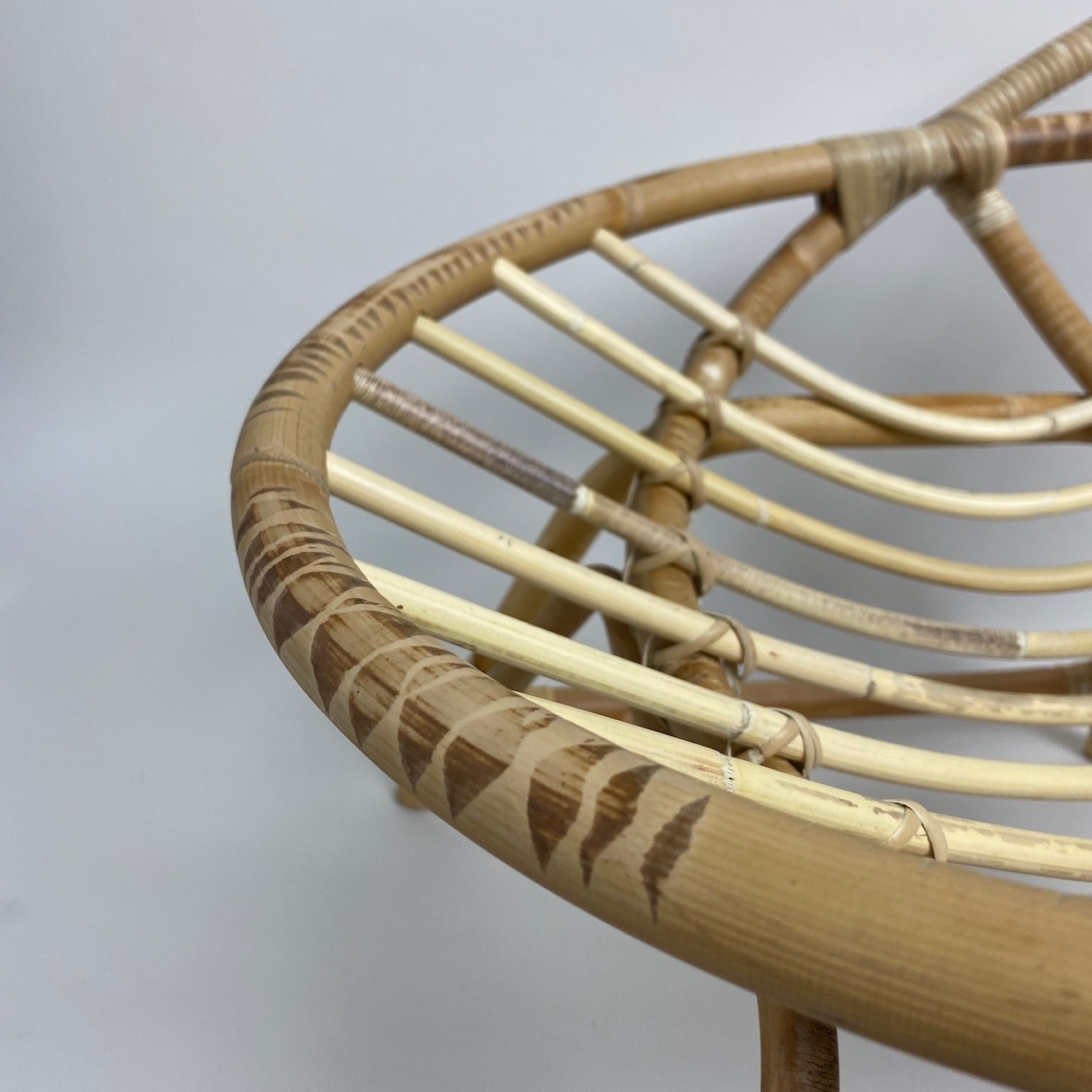 Rattan Round Chair / ラタン ラウンド チェア〈キッズチェア / ディスプレイ 〉