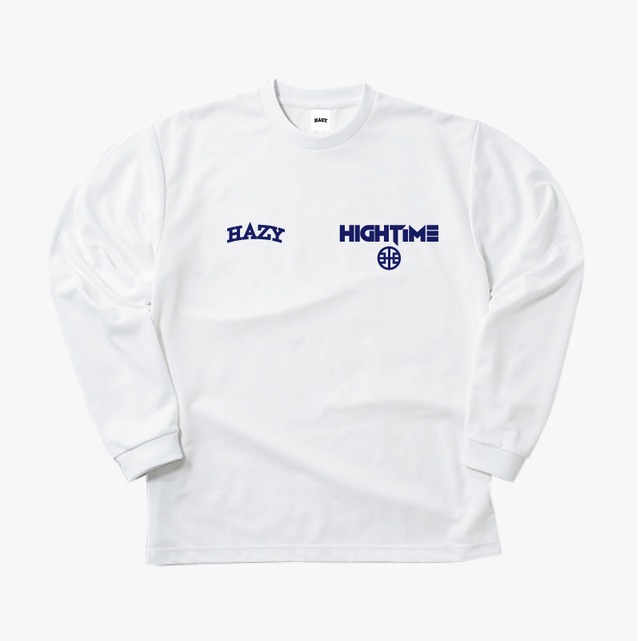 HAZY  HIGH TIME LongTee_2 ( White / Navy )