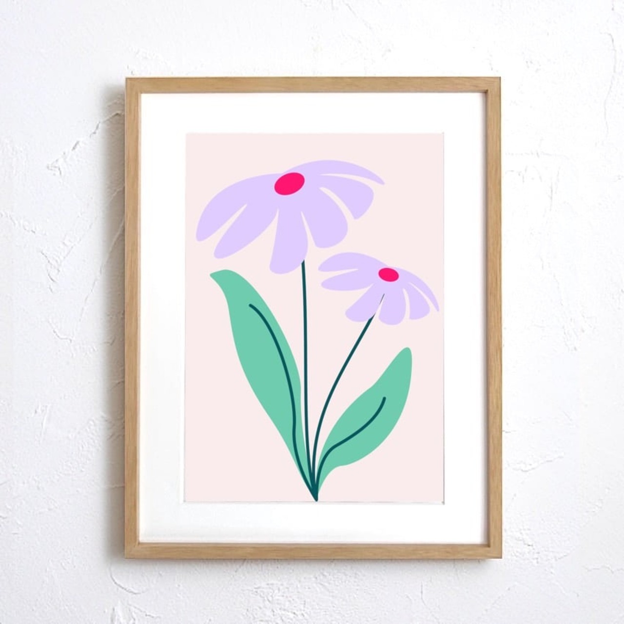 洗練｜心がほどける抽象アートポスター｜柔らかな色彩とラインが空間に癒しを生む上質インテリアアート｜A4ポスター