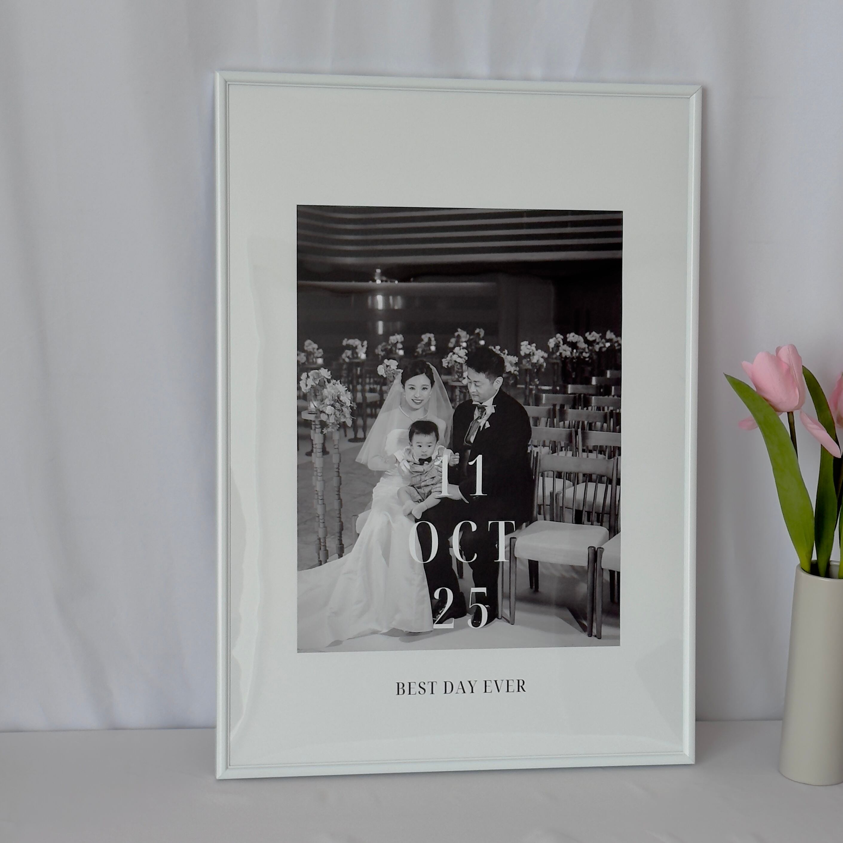 ウェルカムボード［WhiteFlameTYPE02］|ウェルカムスペース・ 結婚式