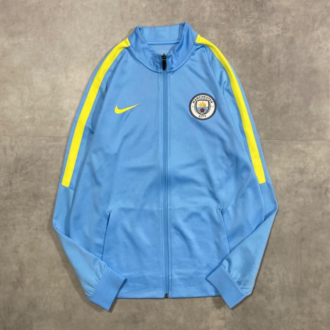 NIKE ナイキ マンチェスタシティ トラックジャケット サッカー 青 L 