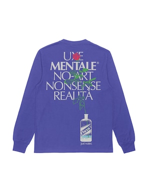 Uxe Mentale - THE INCONSEQUENTIAL Standard Fit LS Tee - Washed Sapphire