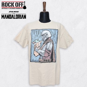 STAR WARS マンダロリアン グローグー Tシャツ メンズ 半袖 公式ライセンス ROCKOFF THE MANDALORIAN オフィシャル