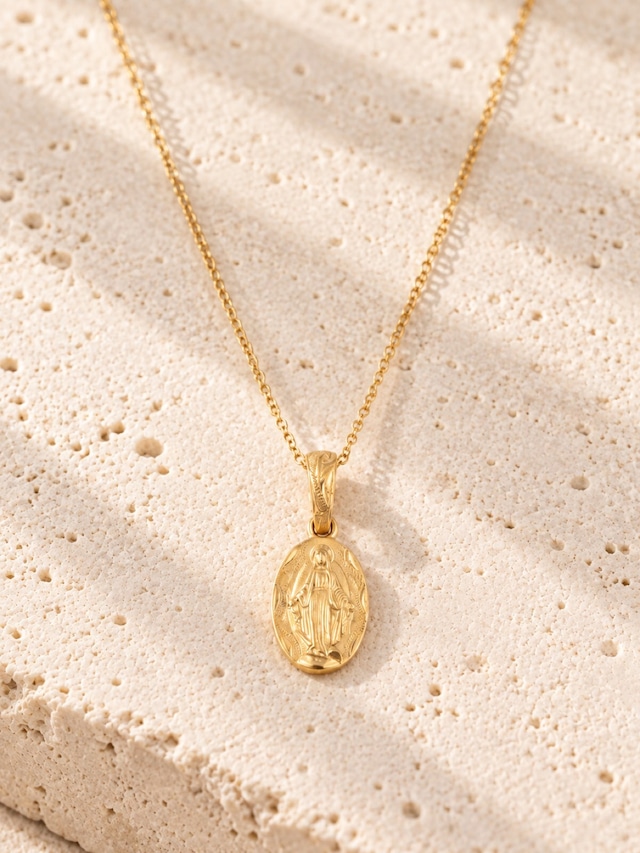 316L hawaiian petit medai necklace  #n32