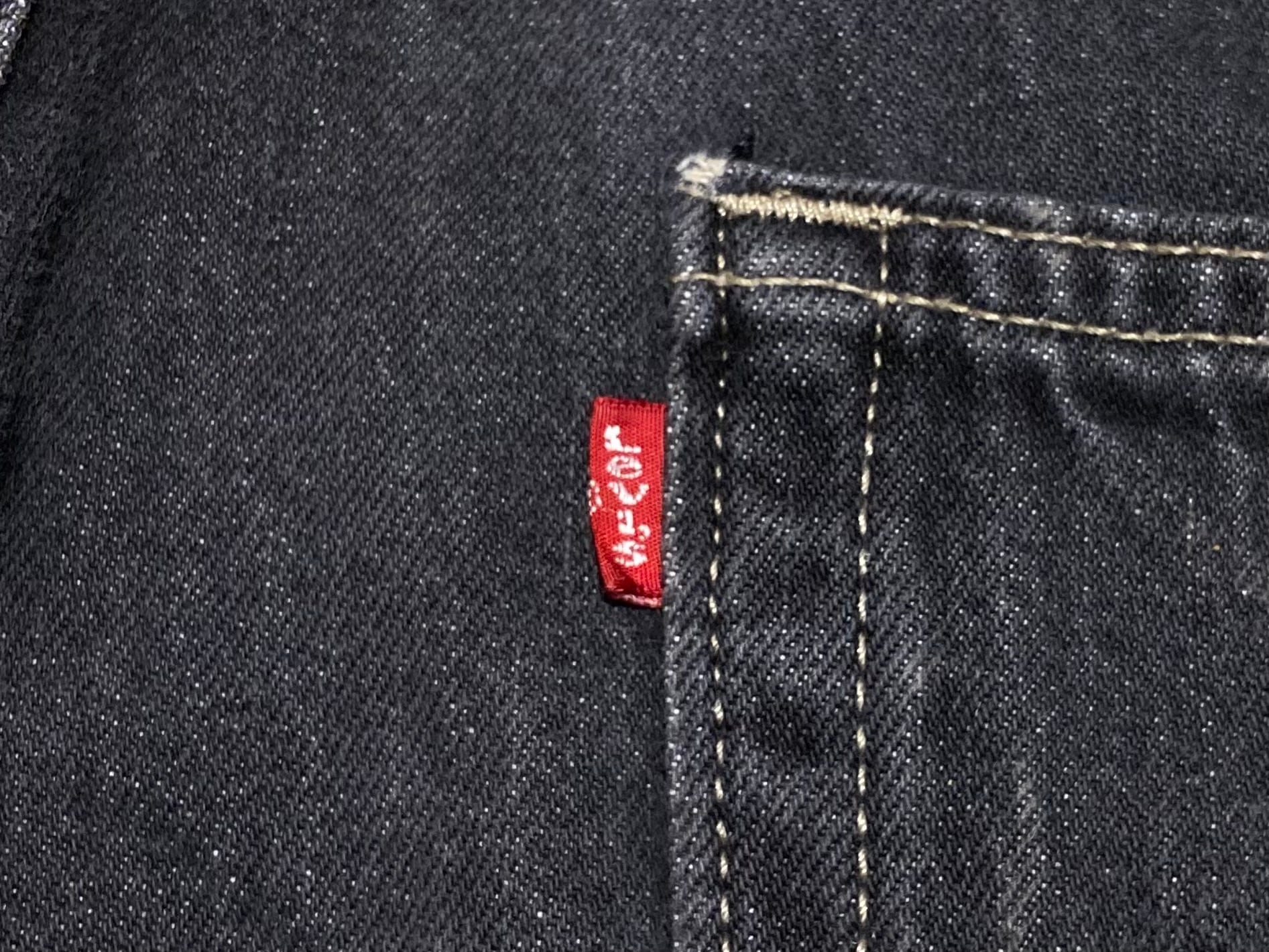 03 00s Levis リーバイス 569 ルーズ ジーンズ ブラック 【W36】BL-352